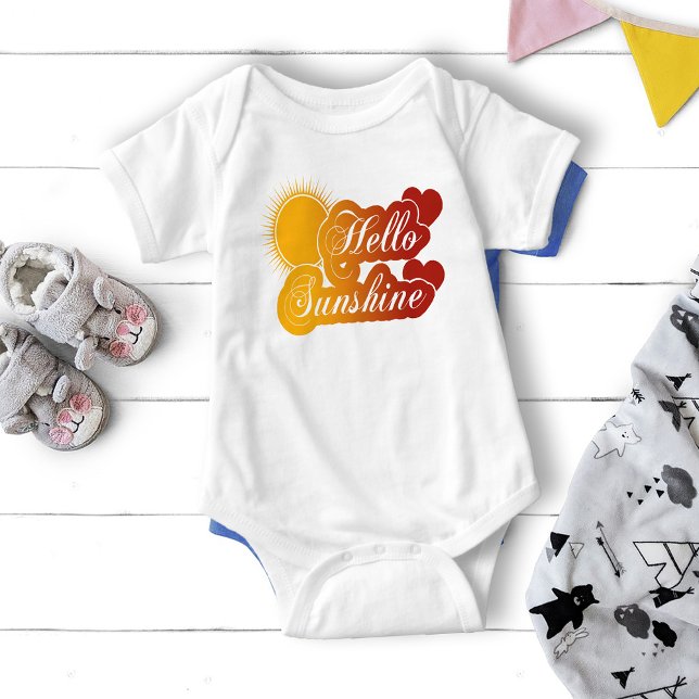Body Para Bebé Hello Sunshine Cute (Subido por el creador)
