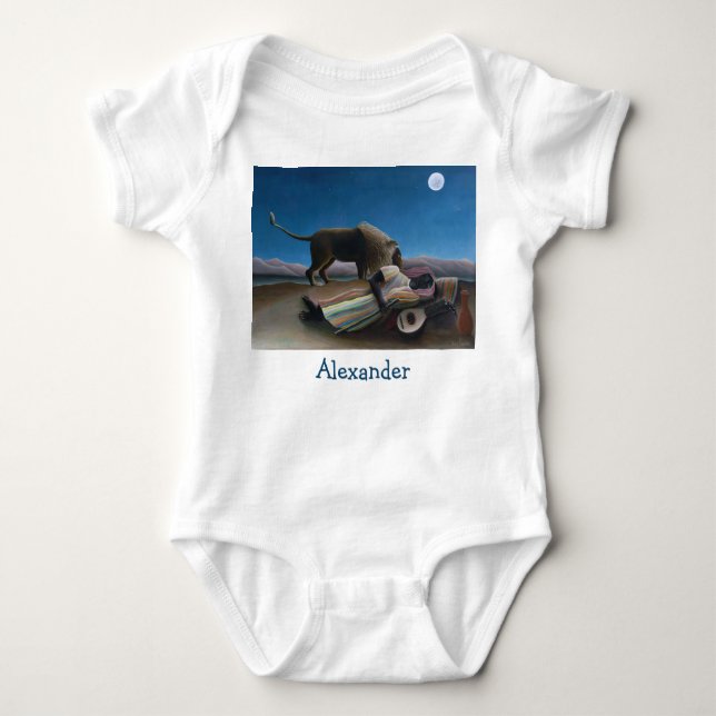 Body Para Bebé Henri Rousseau - La gitana durmiente (Anverso)