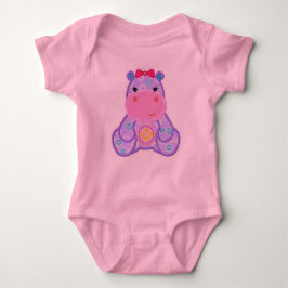Body Para Bebé Henrietta Hippo Romper Baby Shower Gift