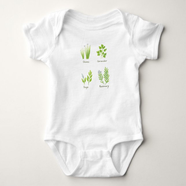 Body Para Bebé Herbalicious (Anverso)