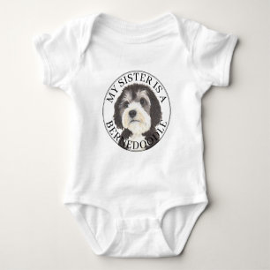 Body Para Bebé Hermana Mayor Bernedoodle