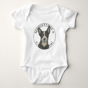 Body Para Bebé Hermana mayor Blue Cattledog Heeler