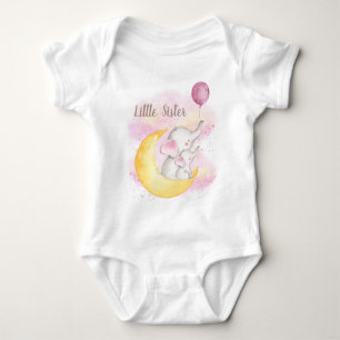 Body Para Bebé Hermanas pequeñas de Elefantes