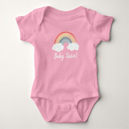 Body Para Bebé Hermandad bebé del Boho Rainbow Baby Shower