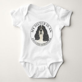 Body Para Bebé Hermandad Tricolor Inglés Springer Spaniel Gran He