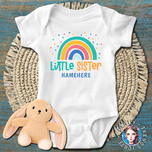 Body Para Bebé Hermanita Arcoíris