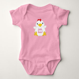 Body Para Bebé Hermanita Pequeña Pink
