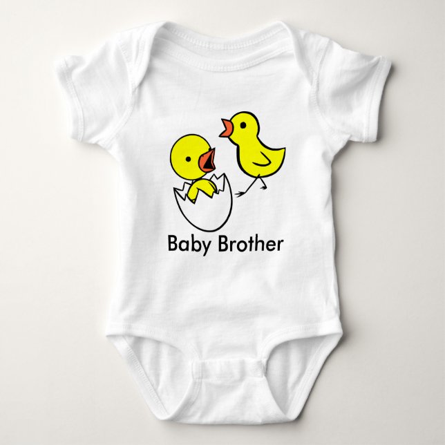 Body Para Bebé "Hermano Bebé", la camiseta de un niño pequeño (Anverso)