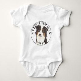 Body Para Bebé Hermano mayor Aussie Australian Shepherd