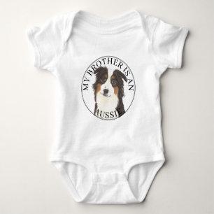 Body Para Bebé Hermano mayor Aussie Australian Shepherd