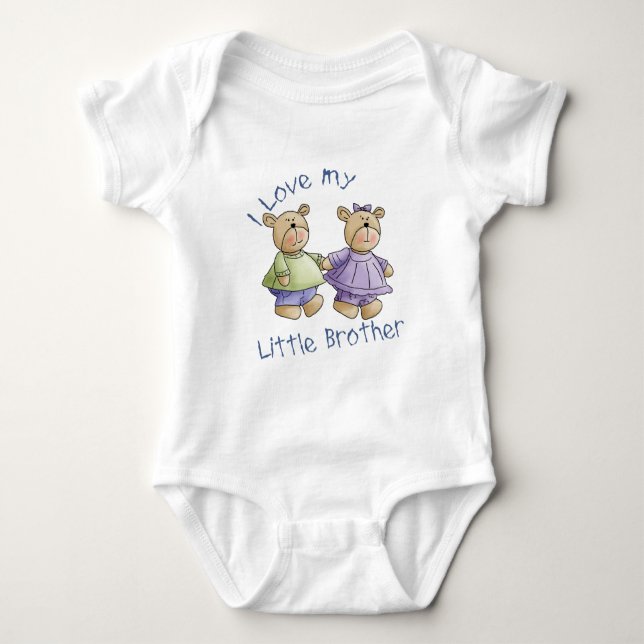 Body Para Bebé Hermano pequeño (Anverso)
