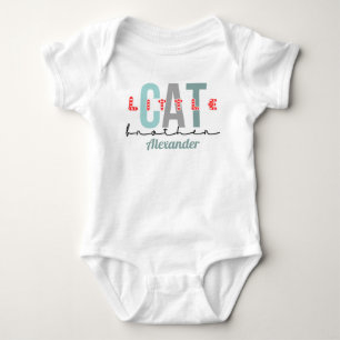 Body Para Bebé Hermano pequeño gato diseño lindo