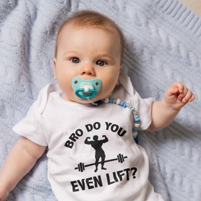 Body Para Bebé Hermano, ¿Te Levantas? (Bro do you even lift bodysuit)
