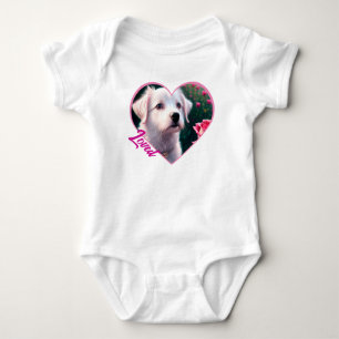 Body Para Bebé Hermosa Colección De Perros Y Rosas