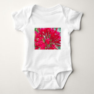 Body Para Bebé Hermoso Awesome Red Flores Infantiles Creeper