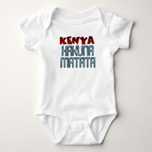 Body Para Bebé Hermoso diseño increíble de citas de texto en swah