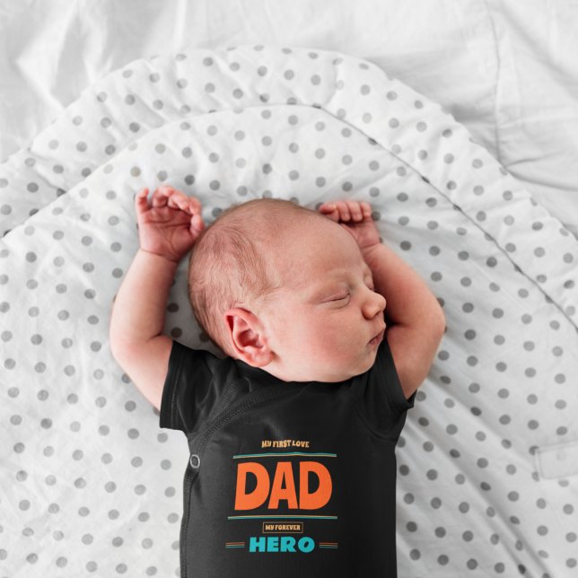 Body Para Bebé Hero Dad (Subido por el creador)