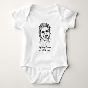 Body Para Bebé ¡Hey Baby! ¡Dame solo una pequeña sonrisa!