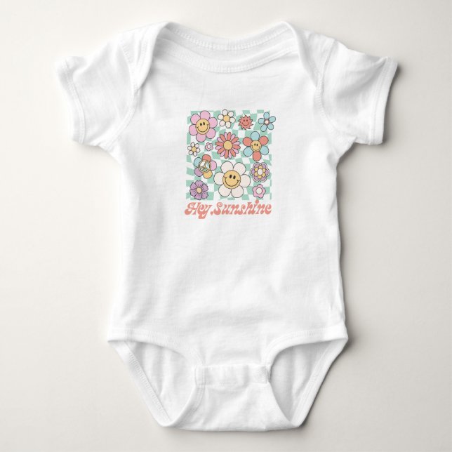 Body Para Bebé Hey Sunshine (Anverso)