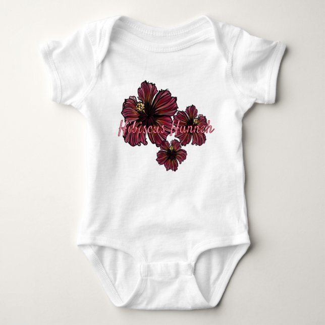 Body Para Bebé Hibiscus Honey Baby (Anverso)