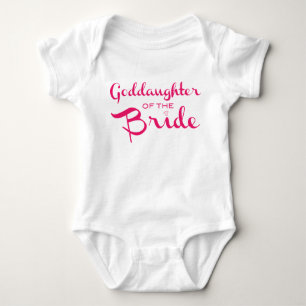 Body Para Bebé Hija de la novia Tee Pink