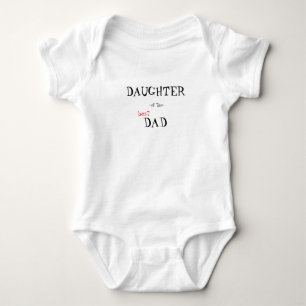 Body Para Bebé Hija del mejor padre