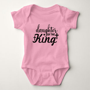Body Para Bebé Hija del traje de bodysuit King Pink Baby