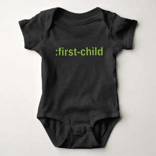 Body Para Bebé Hijo primerizo con selector CSS