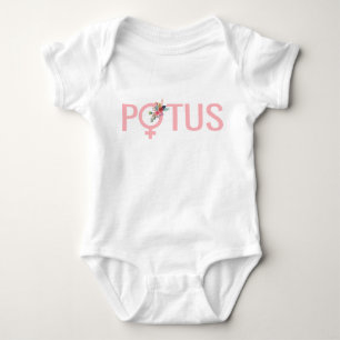 Body Para Bebé Hillary Clinton POTUS Baby Bebé feminista