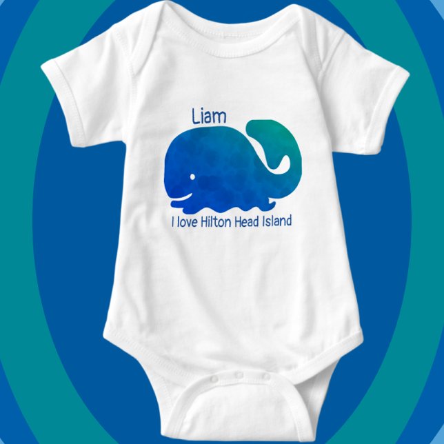 Body Para Bebé Hilton Head Island Baby Bodysuit (Subido por el creador)