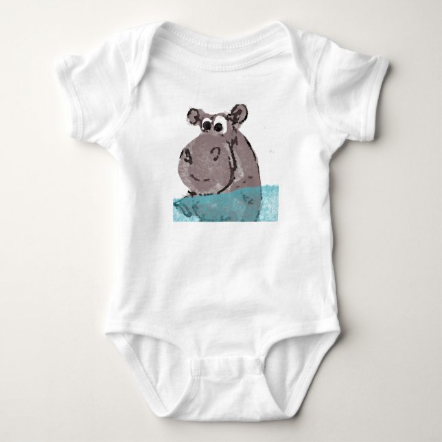Body Para Bebé Hippo (Anverso)