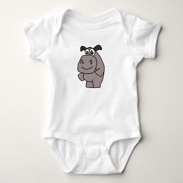 Body Para Bebé Hippo (Anverso)