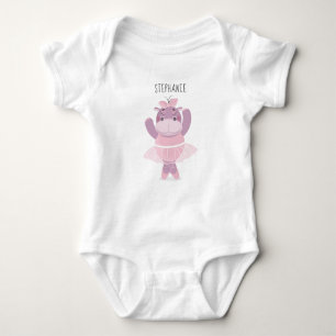 Body Para Bebé Hippo Ballerina Nursery