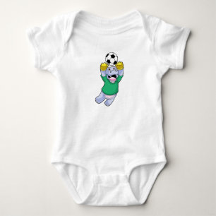 Body Para Bebé Hippo en Soccer Sports