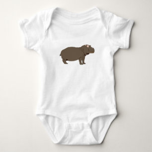 Body Para Bebé Hippopótamo Hippo