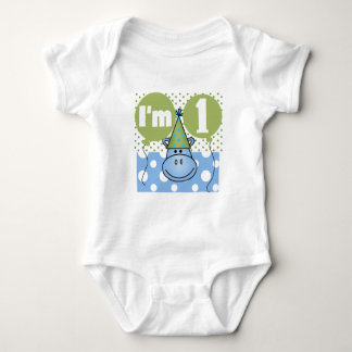 Body Para Bebé Hippopótamo Primera camiseta y regalo de cumpleaño