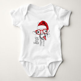 Body Para Bebé Hipster Navidades Giraffe | Vacaciones