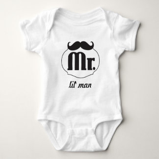 Body Para Bebé Hipster Sr. Lil' Man Baby