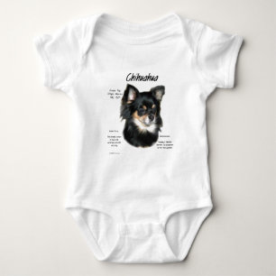 Body Para Bebé Historia de Diseño Chihuahua (largo)