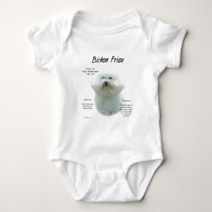 Body Para Bebé Historia de las frases de Bichon Frise; todo sobre