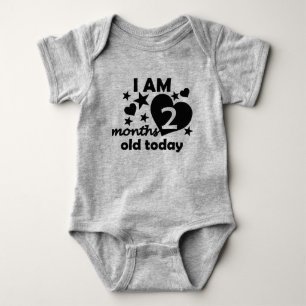 Body Para Bebé Hito de 2 meses