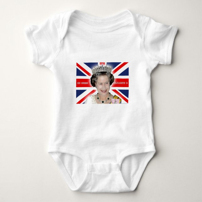 Body Para Bebé HM Queen Elizabeth II - Foto pro (Anverso)