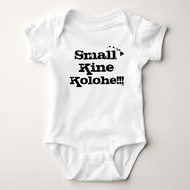 Body Para Bebé Ho Brah, ropa de bebé de Kine Kolohe (Anverso)