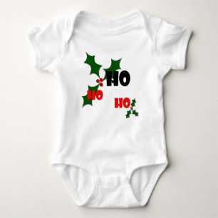 Body Para Bebé Ho Ho Ho Ho Holly y Berries Baby Bodysuit