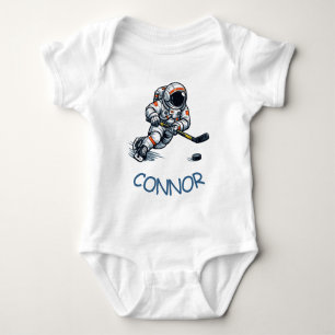 Body Para Bebé Hockey Astronauta