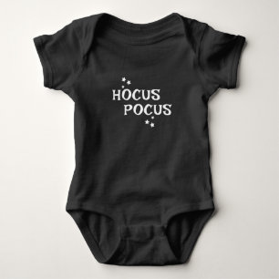 Body Para Bebé Hocus Pocus Halloween blanco y negro