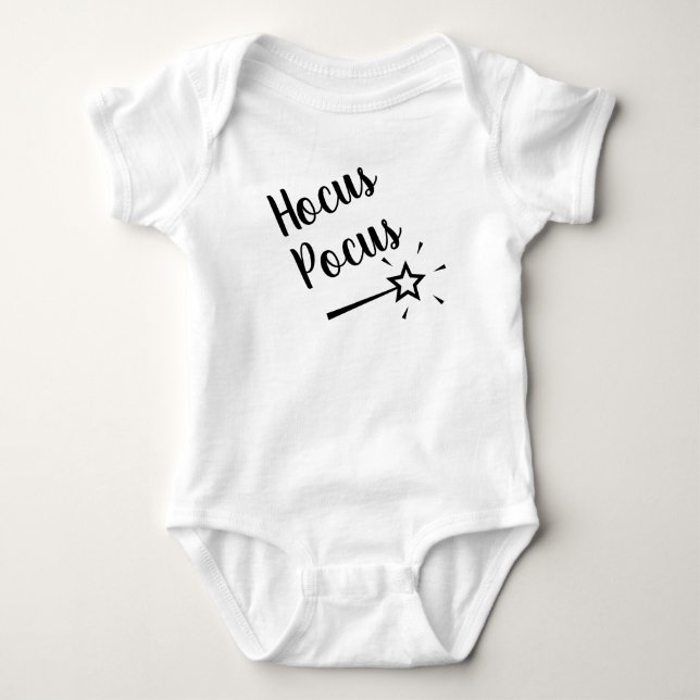 Body Para Bebé Hocus Pocus Magic Wand (Anverso)