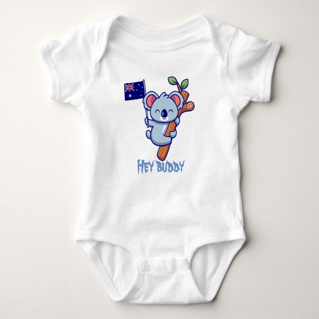 Body Para Bebé Hola. (Anverso)