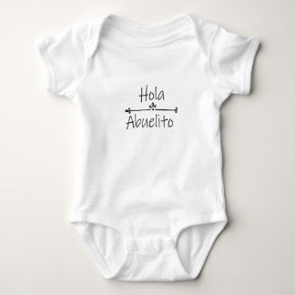 Body Para Bebé Hola Abuelito, tío bebé, regalo de Revolución de G