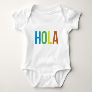 Body Para Bebé Hola arco iris